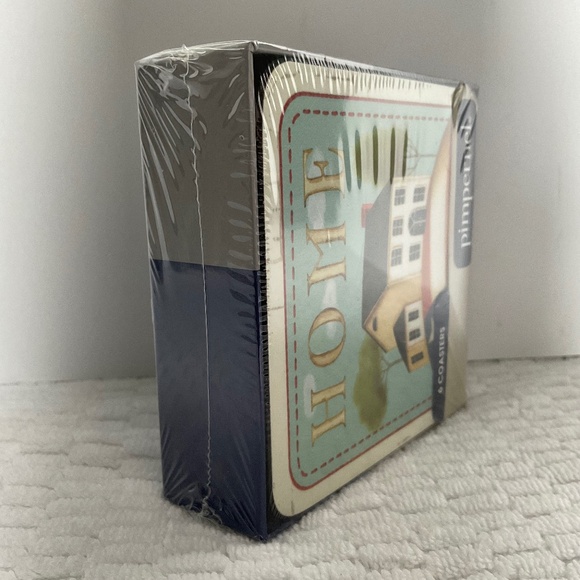Pimpernel Set of 6 Coasters - HOME - New in Box - Picture 4 of 9